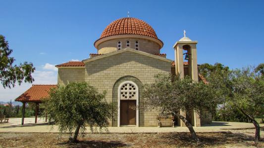 教会, 东正教, 宗教, 建筑, panagia petounia, 塞浦路斯, 著名的地方