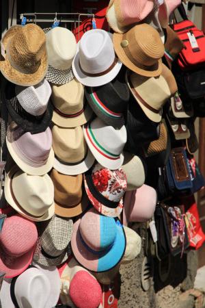 帽子, 报亭, 那顶草帽, 太阳帽子, 头饰, 夏天的帽子, 销售站