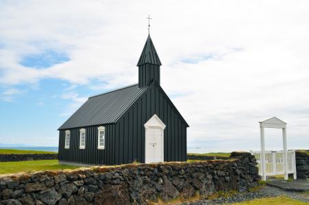 冰岛, budakirkja, 教会, 房子里的崇拜, 教堂