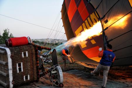 球, 热风气球, 浮, 气体, 燃烧器, 消防, 火焰