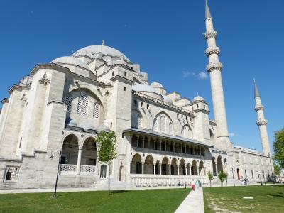 伊斯坦堡, 土耳其, 清真寺, 伊斯兰, 祷告, 北边, 苏莱曼清真寺