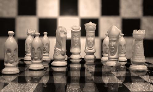象棋, 黑色白色, 象棋比赛, 棋子, 战略, 国际象棋棋盘, 典当的棋子