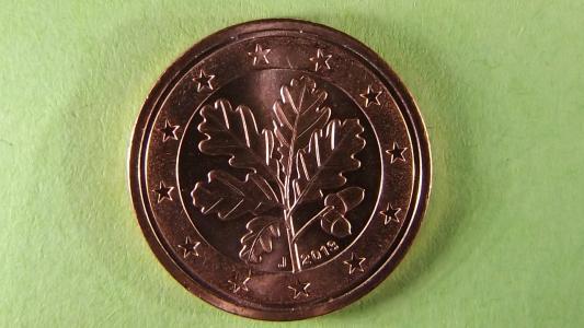 硬币, 占, 欧元, 货币, 钱, 金属, 松散的变化