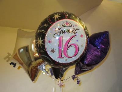 甜美的十六气球, 甜十六, 气球, 第十六, 十六, 生日
