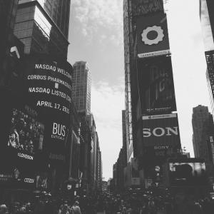 时代广场, 纽约, 城市, 纽约, 人群, 忙, 交通