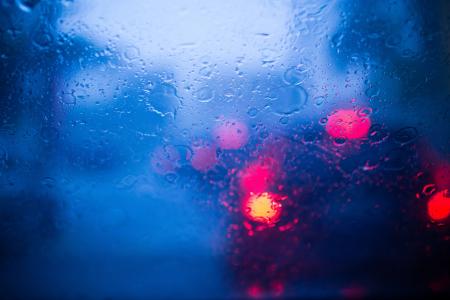雨, 下着雨, 挡风玻璃, 汽车, 交通, 驾驶, 驱动器