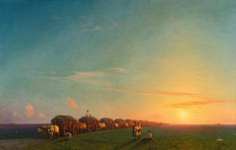 伊万 alvazovsky, 景观, 绘画, 艺术, 艺术, 艺术性, 布面油画