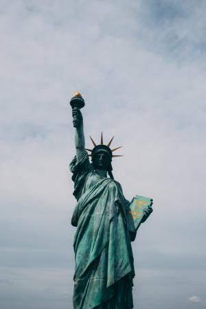 具有里程碑意义, 曼哈顿, 纽约, 雕塑, 雕像, 自由女神像, 美国