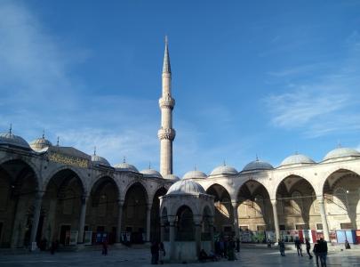 蓝色清真寺, 伊斯坦堡, 土耳其语, 蛾, 欧洲, 清真寺, 建筑