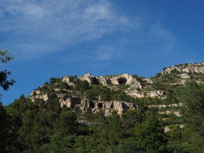 喀斯特地区, 溶, 岩石, 法国, 普罗旺斯, de-vaucluse