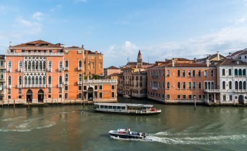 威尼斯, 意大利, 户外, 风景名胜, 建筑, 小船, 京杭大运河