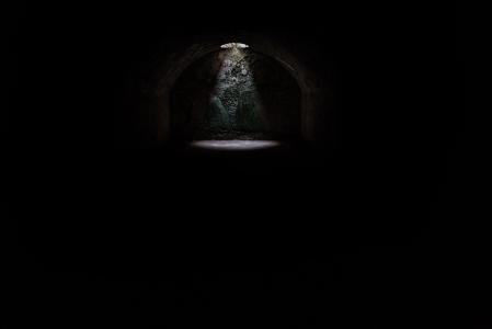 黑暗, 光, 隧道, 室内, 恐怖, 神秘, 幽灵