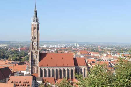教会, 兰茨胡特, 城市, 巴伐利亚, 从历史上看, 感兴趣的地方, 建筑