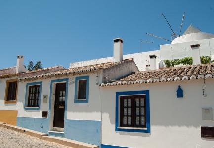 葡萄牙, 村庄, 磨机, 瓷砖, 车道