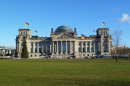 德国国会大厦, 柏林, 资本, 感兴趣的地方, 德国, 旅游景点, 建筑