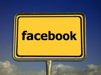 facebook, 镇标志, 注意, 黄色, 董事会, 互联网, 网络