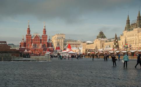 莫斯科, 红场, goum, 陵墓, 著名的地方, 建筑, 城市景观
