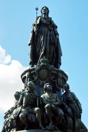 圣彼得堡, 凯瑟琳2, 纪念碑, 雕像, 青铜器, 历史