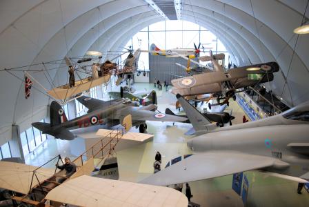 博物馆, 飞机, 年份, 螺旋桨, 双翼, 显示