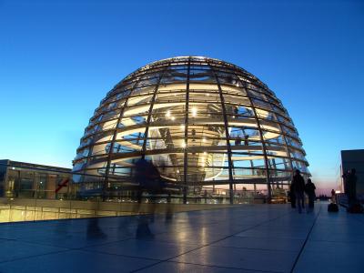 柏林, 德国国会大厦, 德国 volke, 德国, 玻璃圆顶, 圆顶, 建设