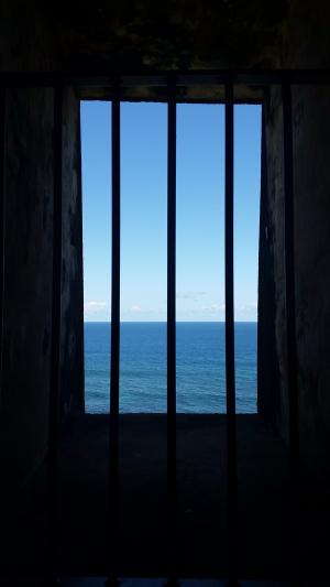 蓝色, 逃生, dom, 海洋, 窗口, 没有人, 室内