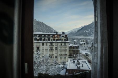 山, 窗口, 视图, 夏蒙尼, 法国