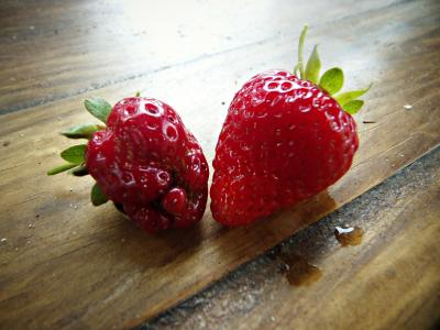草莓, 红色, 光明, 甜, 水果, 食品