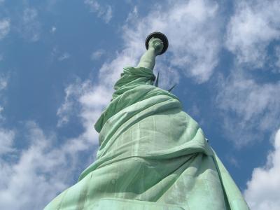 自由女神像, 纽约, 雕像, 美国, 自由, 天空, 美国