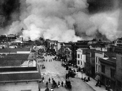 地震, 自然灾难, 三藩市, 1906, 消防, 消防房, 吸烟