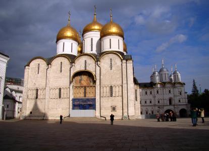 假定大教堂, 圆顶, 克里姆林宫, 莫斯科, 俄罗斯