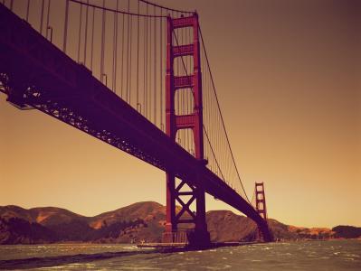 桥梁, 三藩市, 湾, 加利福尼亚州, 圣, 弗朗西斯科, 旅行