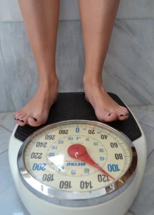 规模, 减重, 健身, 节食, 健康, 减肥女, 测量