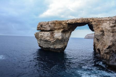 马耳他, 窗口, 海, 自然, 岩石-对象, 悬崖, 海岸线