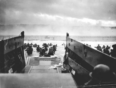 着陆, 兵船, 诺曼底, d 日, 6 月, 1944, 战争
