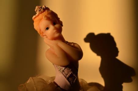 公主, 玩具, 雕像, 阴影