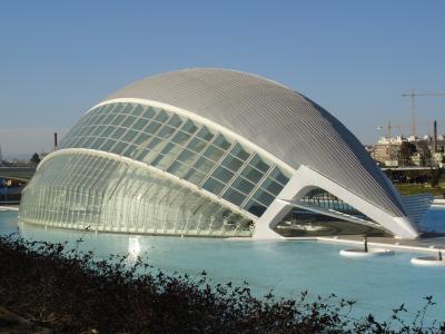 海洋, 瓦伦西亚, 西班牙, 建筑, 艺术与科学之城