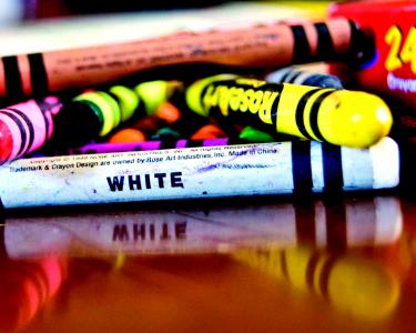 蜡笔, 白色, 颜色, 儿童, 艺术, 多色