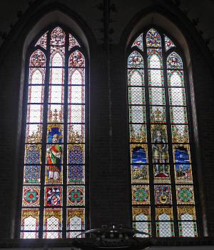 教会的窗口, 主要教会, dom, 苏益格, 大教堂, 建设, 房子里的崇拜