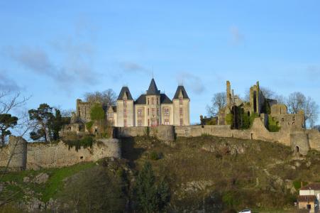 城堡, bressuire, 城墙