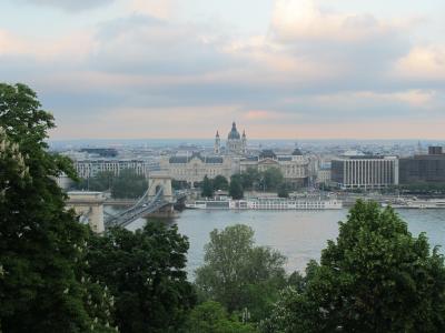 景观, 布达佩斯, 日落, 自然, 议会, 建筑, 天际线