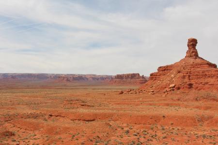 沙漠, 神的谷, 景观, 犹他州, 具有里程碑意义, 岩石, 红色