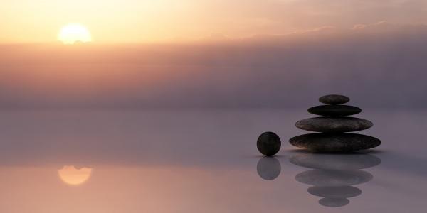 平衡, 冥想, 冥想, 沉默, 休息, 天空, 太阳