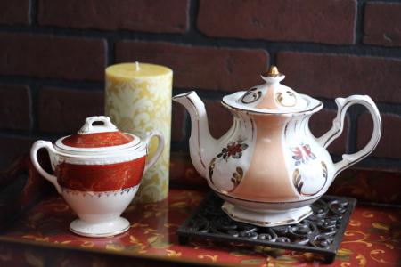 茶壶, 装饰, 装饰, 装饰, 古董, 年份, 设计