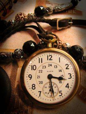 手表, 口袋里, 时间, 时钟, 业务, 古董, 火车