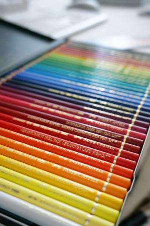 彩色的铅笔, 艺术, 彩虹, 彩虹色, 图