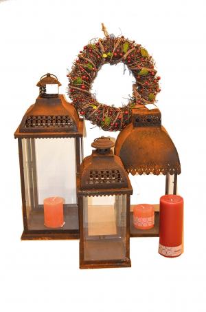 灯笼, 圣诞节, 锈, 蜡烛, 气氛, 装饰, 光