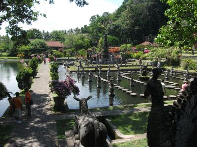 巴厘岛, 印度尼西亚, 亚洲, 花园, 绿色, 旅行, 水