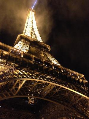埃菲尔铁塔, 巴黎, 灯, 法国, 旅行, 天空, 纪念碑