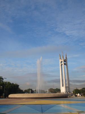 纪念碑, 喷泉, 具有里程碑意义, 城市, 马尼拉, 菲律宾, 历史