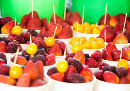 水果, 健康的食物, 莫拉, 草莓, 水果沙拉